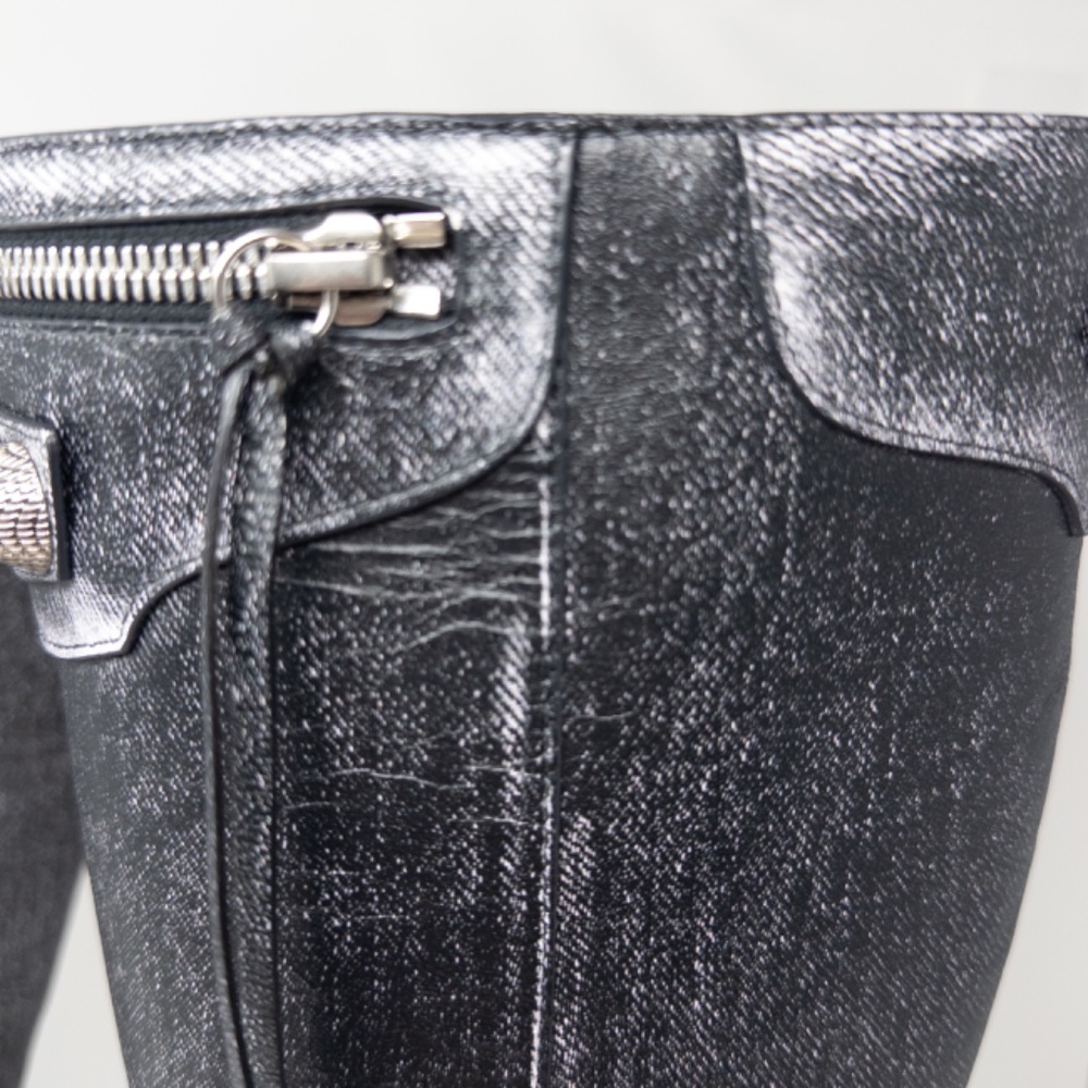 Balenciaga Cagole Denim Black 90mm Size EU 38C US 8 - Picture 3 of 13